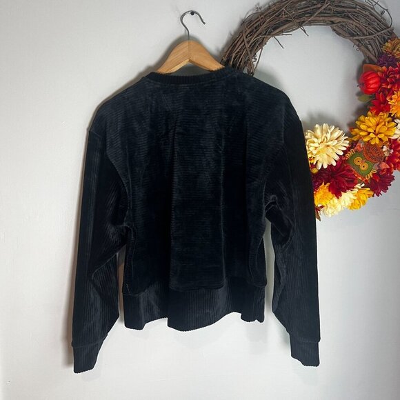 prAna Womens Escambia Pull Over Knit Top Sweater MEDIUM in Black Velour - Picture 6 of 10